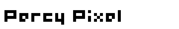 Percy Pixel font preview